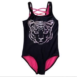 GIRLS Justice Tiger Color Changing Swimsuit